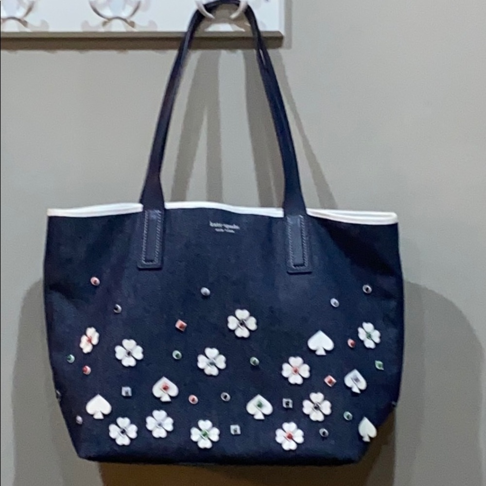 Kate Spade Ash Street Spade Applique Tote